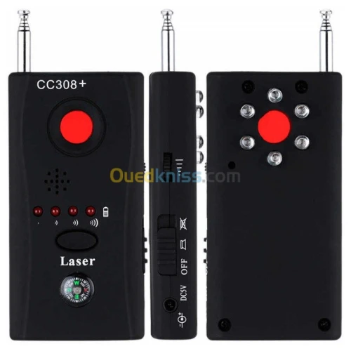 كاشف مضاد للتجسس CC308 + جهاز كاشف إشا