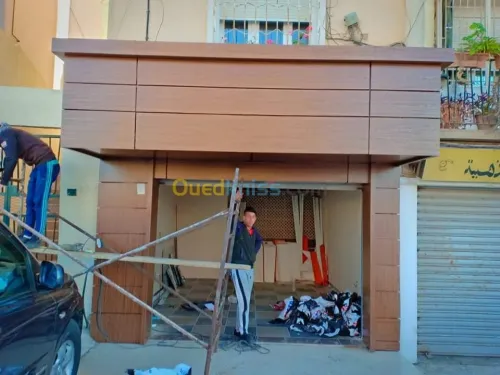 Habillage façade mure rideau alucobond