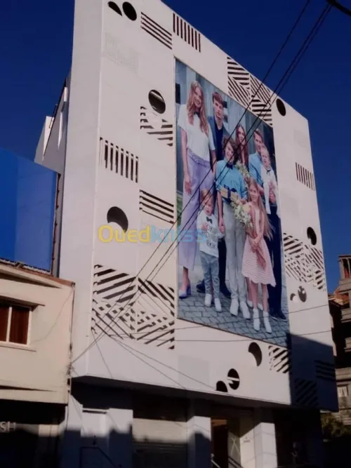 Habillage façade mure rideau alucobond