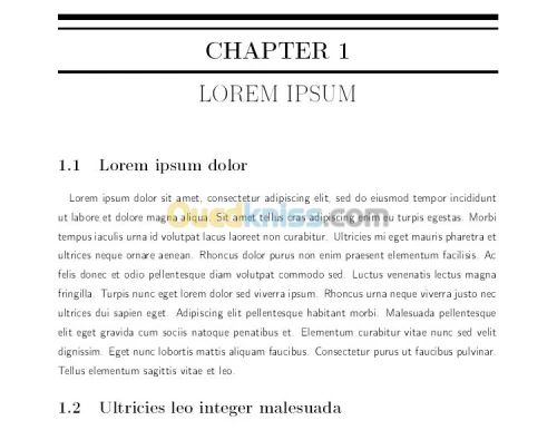  Ecrire les rapport (mémoire) en Latex