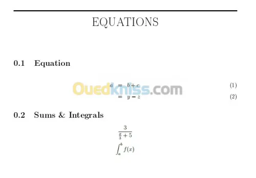  Ecrire les rapport (mémoire) en Latex