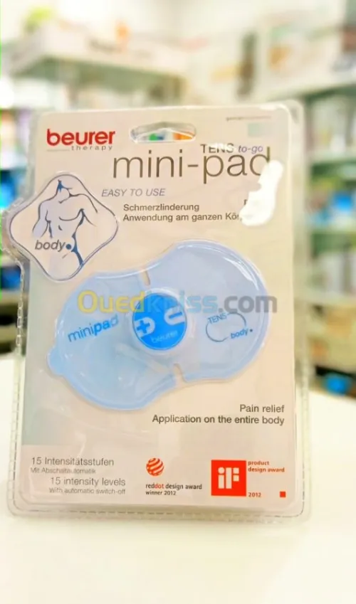 Patch réutilisable anti douleur a électro stimulation 
