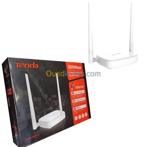MODEM/ROUTEUR TENDA  D301 V4  300 MBPS