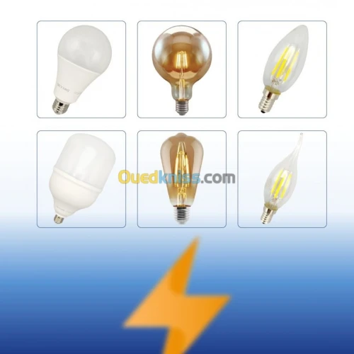 Lampe LED BOWLING & Filament BMS