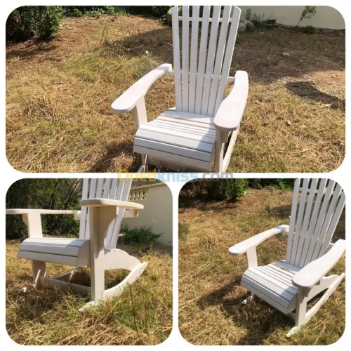 Chaise balançoire en boie