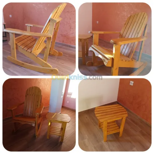 Chaise balançoire en boie