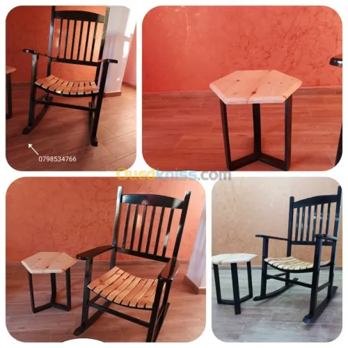 Chaise balançoire en boie