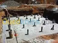 Fourrage des pieux et micropieux