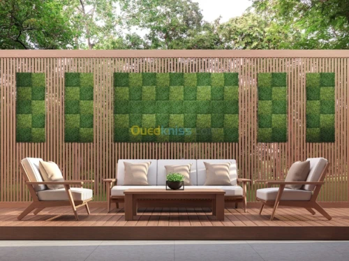 MUR VEGETAL ARTIFICIEL  HYDRA ALGER 