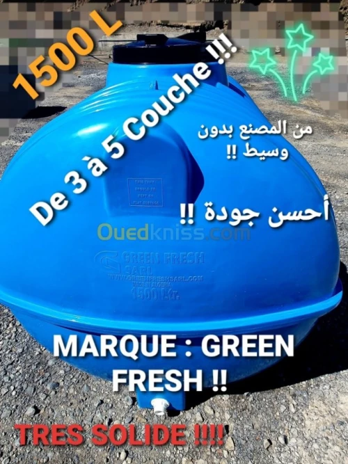 Citernes d'EAU DIRECTE USINE