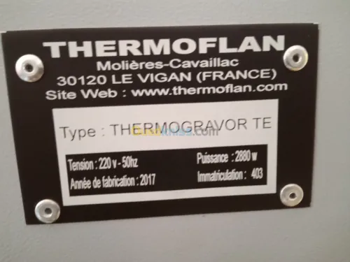 Machine photopolymère Thermogravor Mac