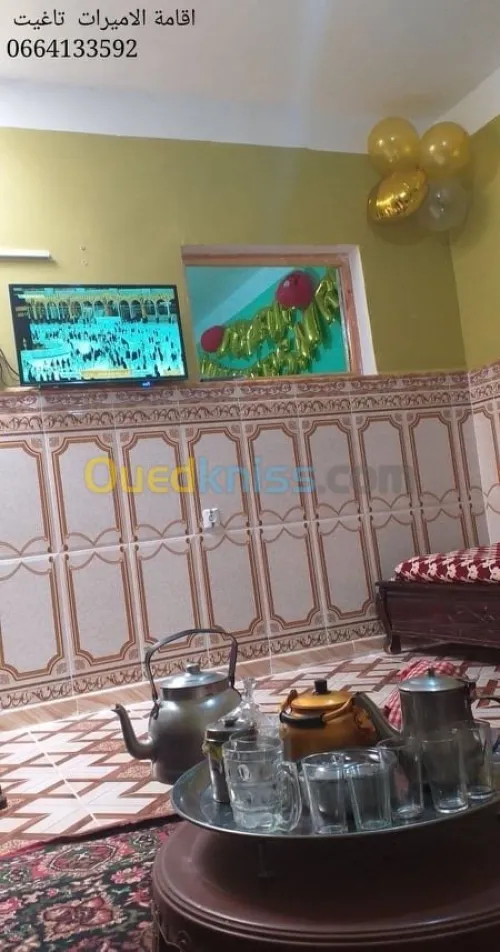 Location Appartement F2 Bechar Taghit