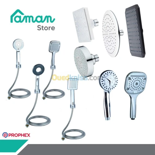 kit douchette de douche et accessoires