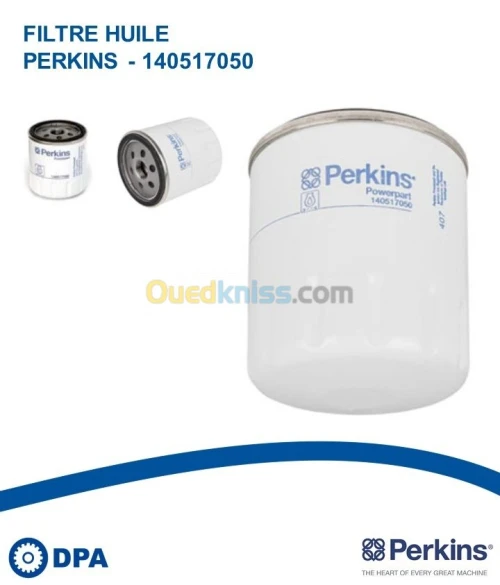 Filtre a huile d'origine Perkins 