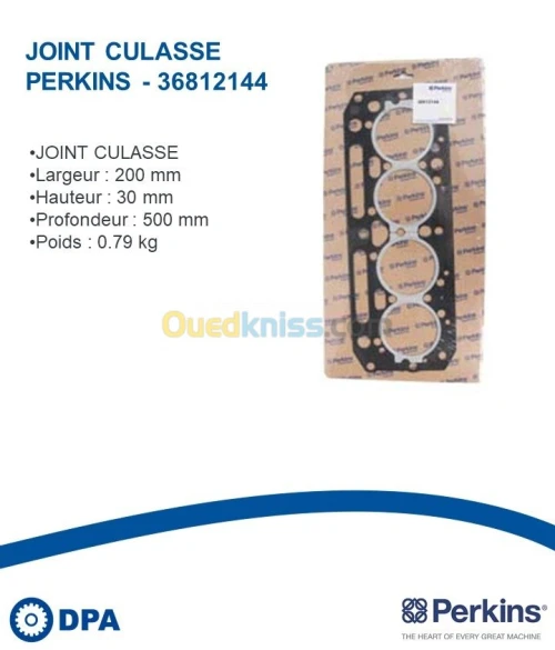 Joint de culasse d'origine Perkins