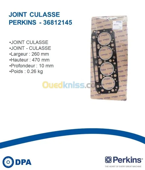 Joint de culasse d'origine Perkins