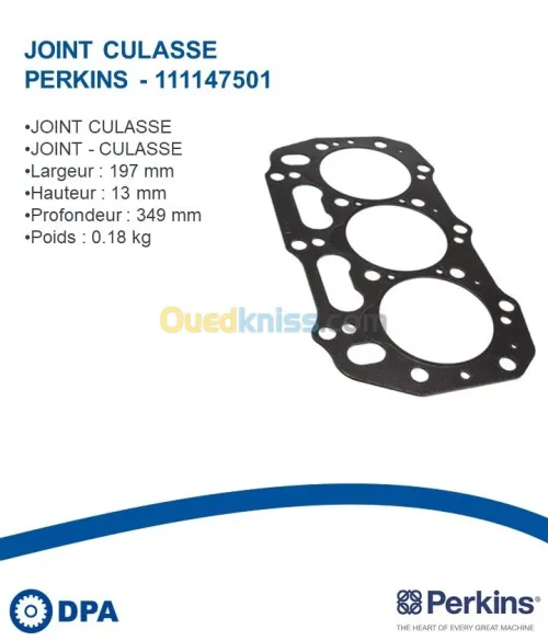 Joint de culasse d'origine Perkins