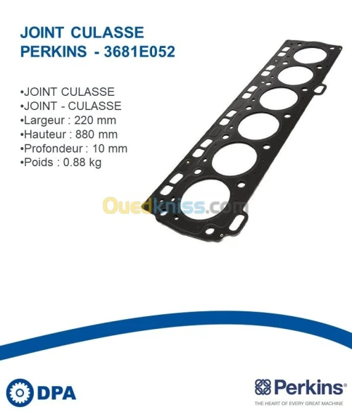 Joint de culasse d'origine Perkins