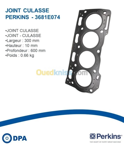 Joint de culasse d'origine Perkins
