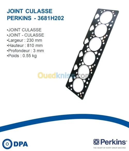 Joint de culasse d'origine Perkins