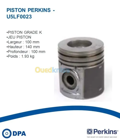 Piston d'origine Perkins