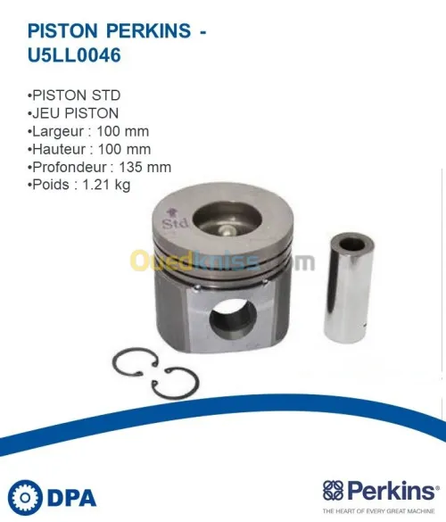 Piston d'origine Perkins