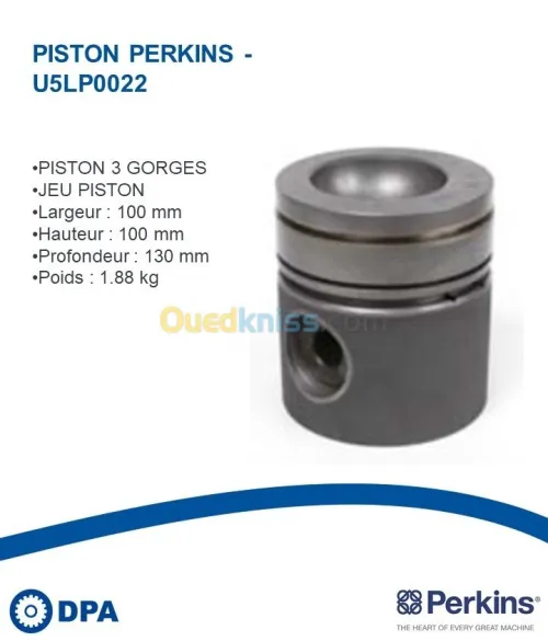 Piston d'origine Perkins