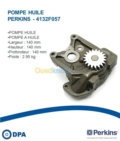 Pompe a huile d'origine Perkins