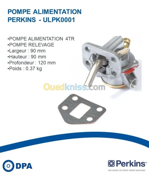 Pompe d'alimentation d'orogine Perkins