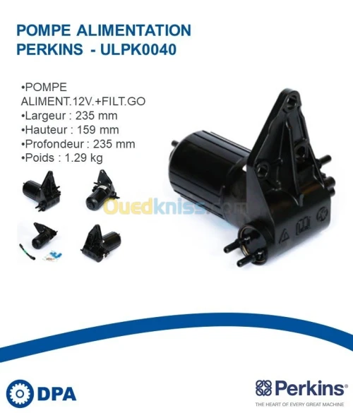 Pompe d'alimentation d'orogine Perkins