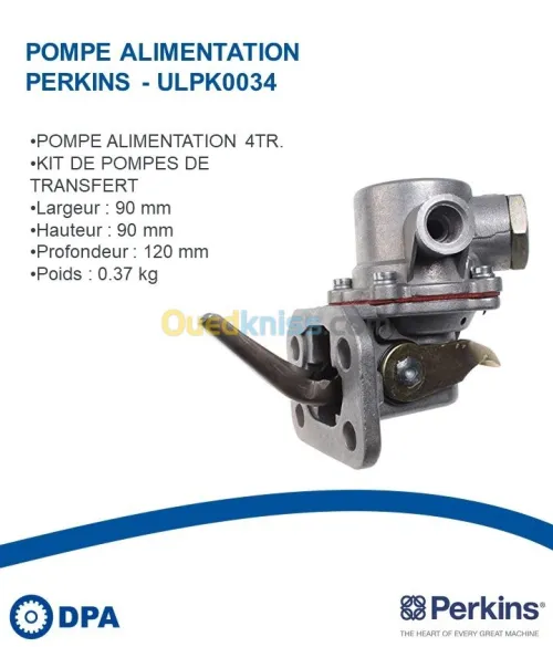 Pompe d'alimentation d'orogine Perkins