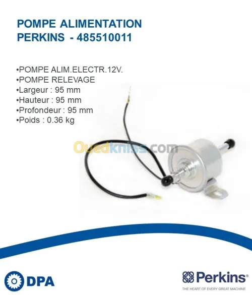 Pompe d'alimentation d'orogine Perkins