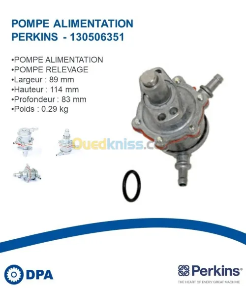 Pompe d'alimentation d'orogine Perkins