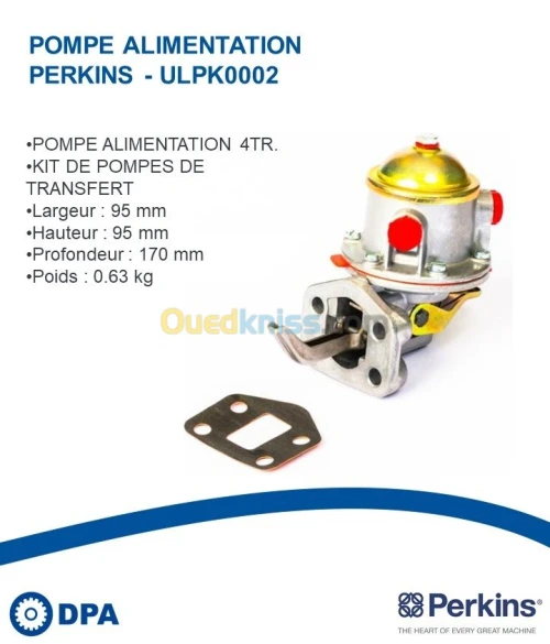 Pompe d'alimentation d'orogine Perkins