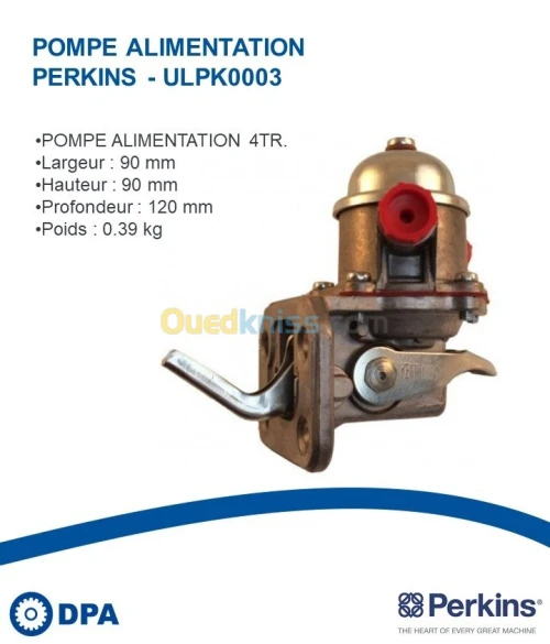 Pompe d'alimentation d'orogine Perkins