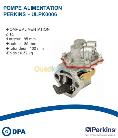 Pompe d'alimentation d'orogine Perkins