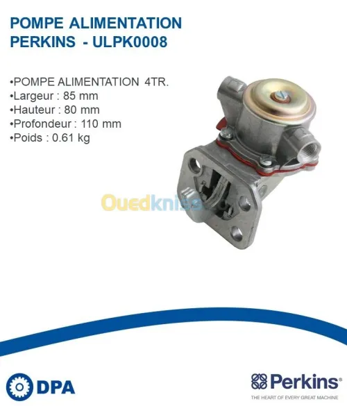 Pompe d'alimentation d'orogine Perkins