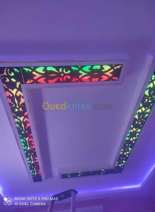 Plaque au plâtre et PVC