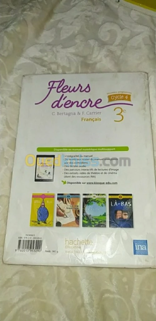Livre scolaire specifique français 