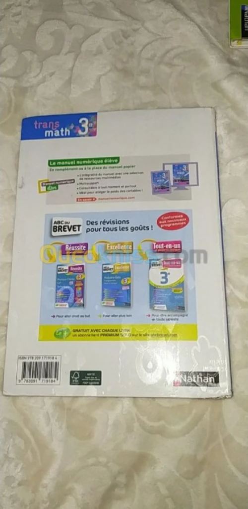 Livre scolaire specifique français 