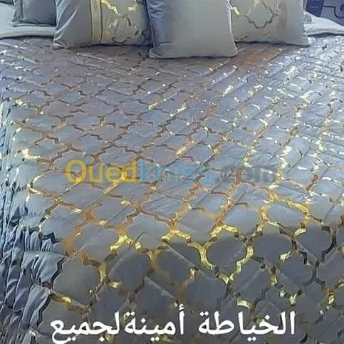 صناعة الأفرشة والخياطة بكل اشكالها