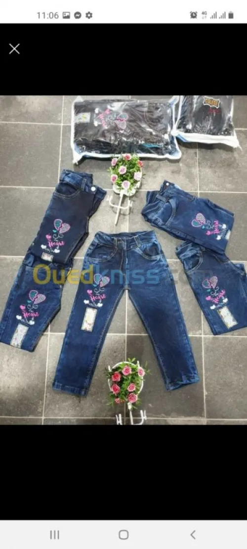Pantalons jeans enfants 