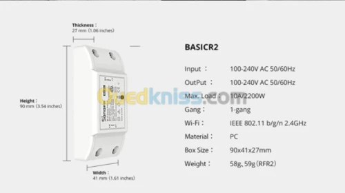 Commutateur Sonoff wifi Basic R2