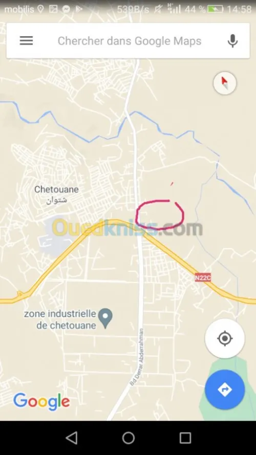 Vente Terrain Tlemcen Chetouane