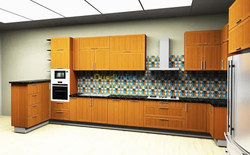 conception cuisine équipée dressing 