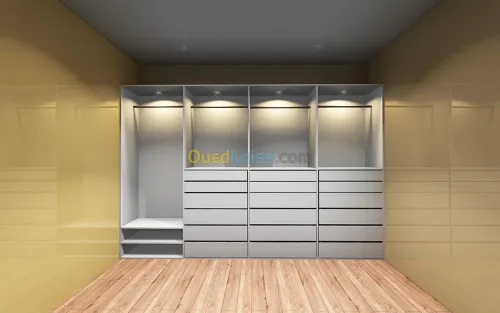 conception cuisine équipée dressing 