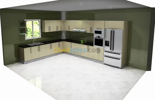 conception cuisine équipée dressing 