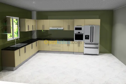 conception cuisine équipée dressing 