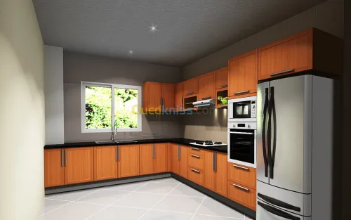 conception cuisine équipée dressing 