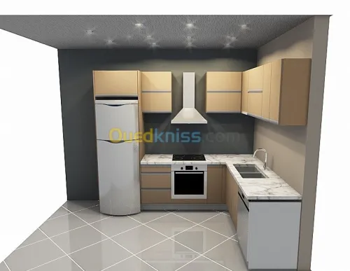 conception cuisine équipée dressing 